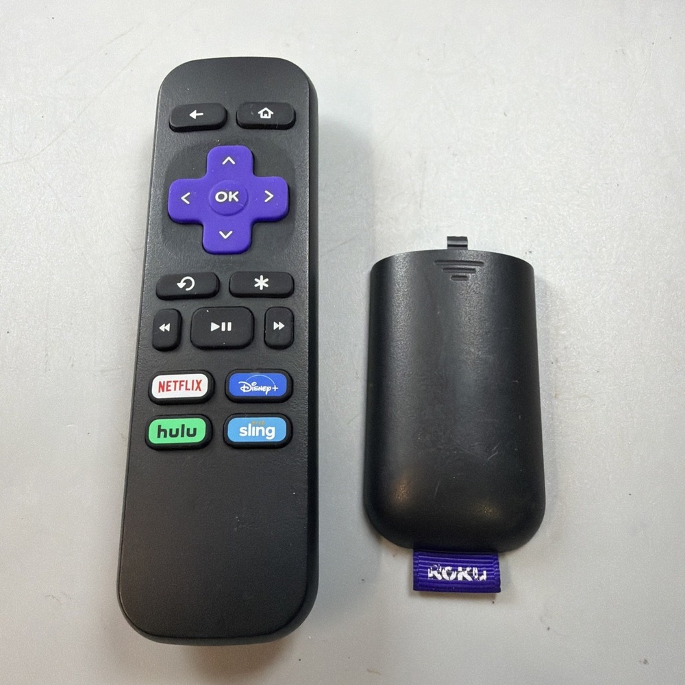 Roku Voice Remote RC-ALIR Netflix Hulu Disney+ Sling TV Remote Control